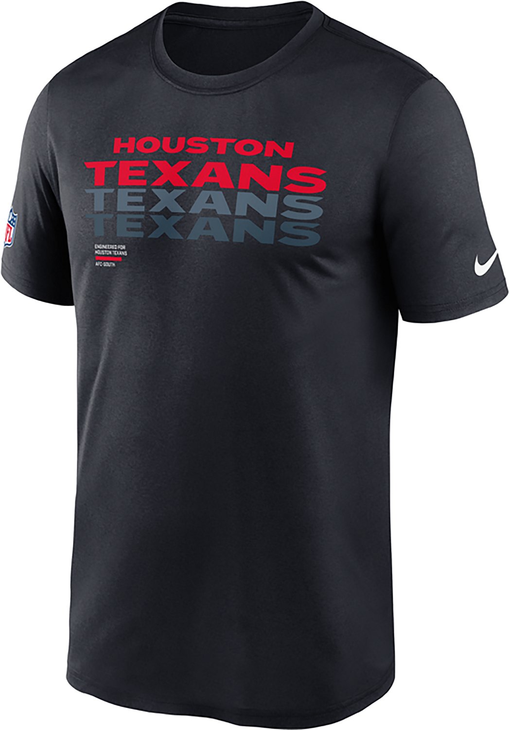 Nike Men's Houston Texans Dri-FIT TM Issue Legend Short Sleeve T-shirt