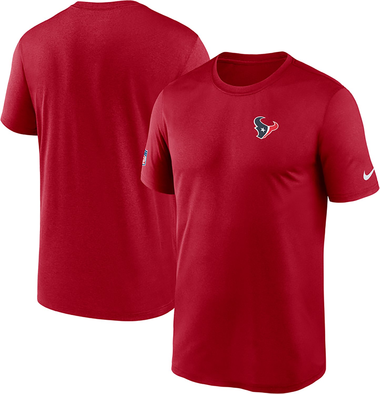 Nike Men's Houston Texans Legend Small Logo Short Sleeve T-shirt - view number 3