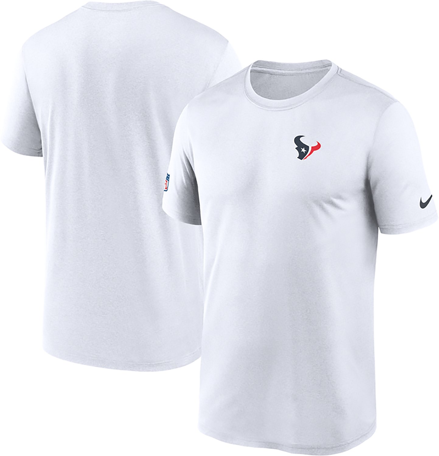 Nike Men's Houston Texans Legend Small Logo Short Sleeve T-shirt - view number 3