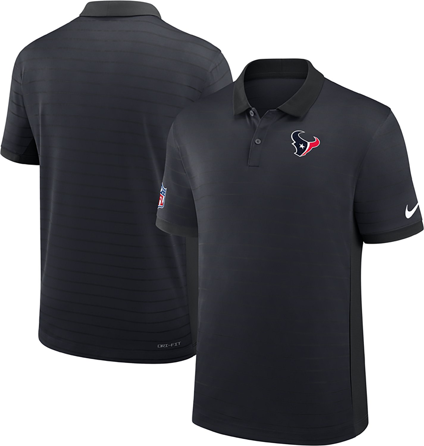 Nike Men's Texans DF Victory Stripe Polo Shirt - view number 3