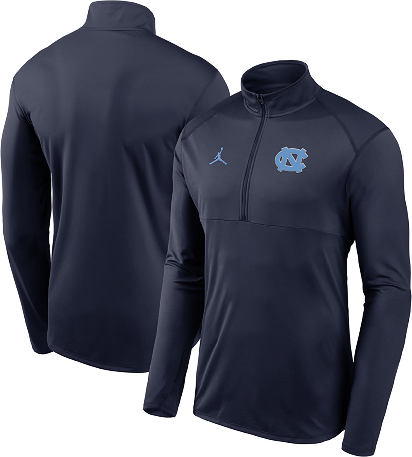 Jordan Men's University of North Carolina Element 1/2-Zip Top - view number 3