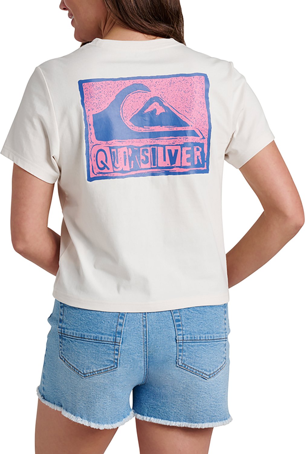 Quicksilver Women's Short Sleeve Stamped Classic T-shirt - view number 3