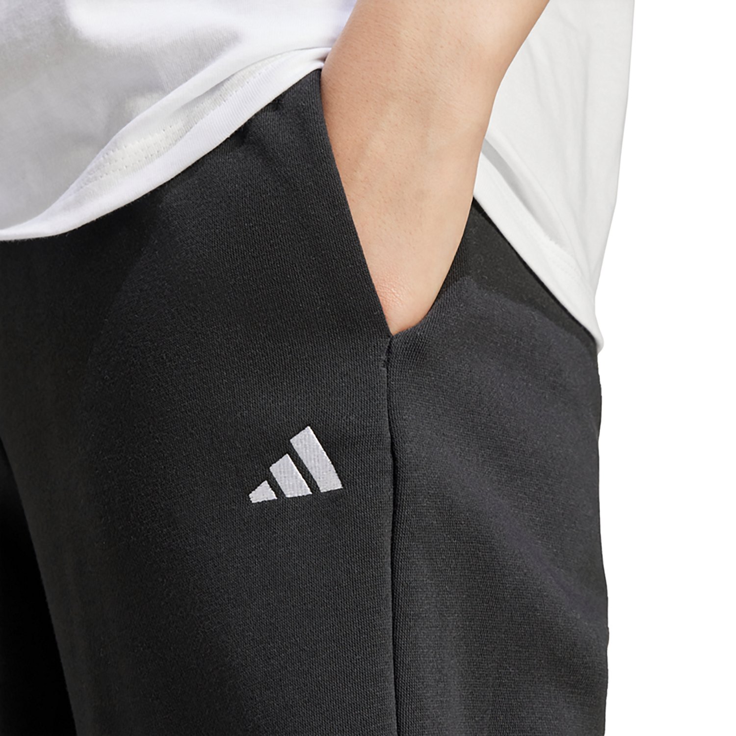 adidas Women's Essentials Small Logo Feel Cozy Open Hem Pants - view number 5