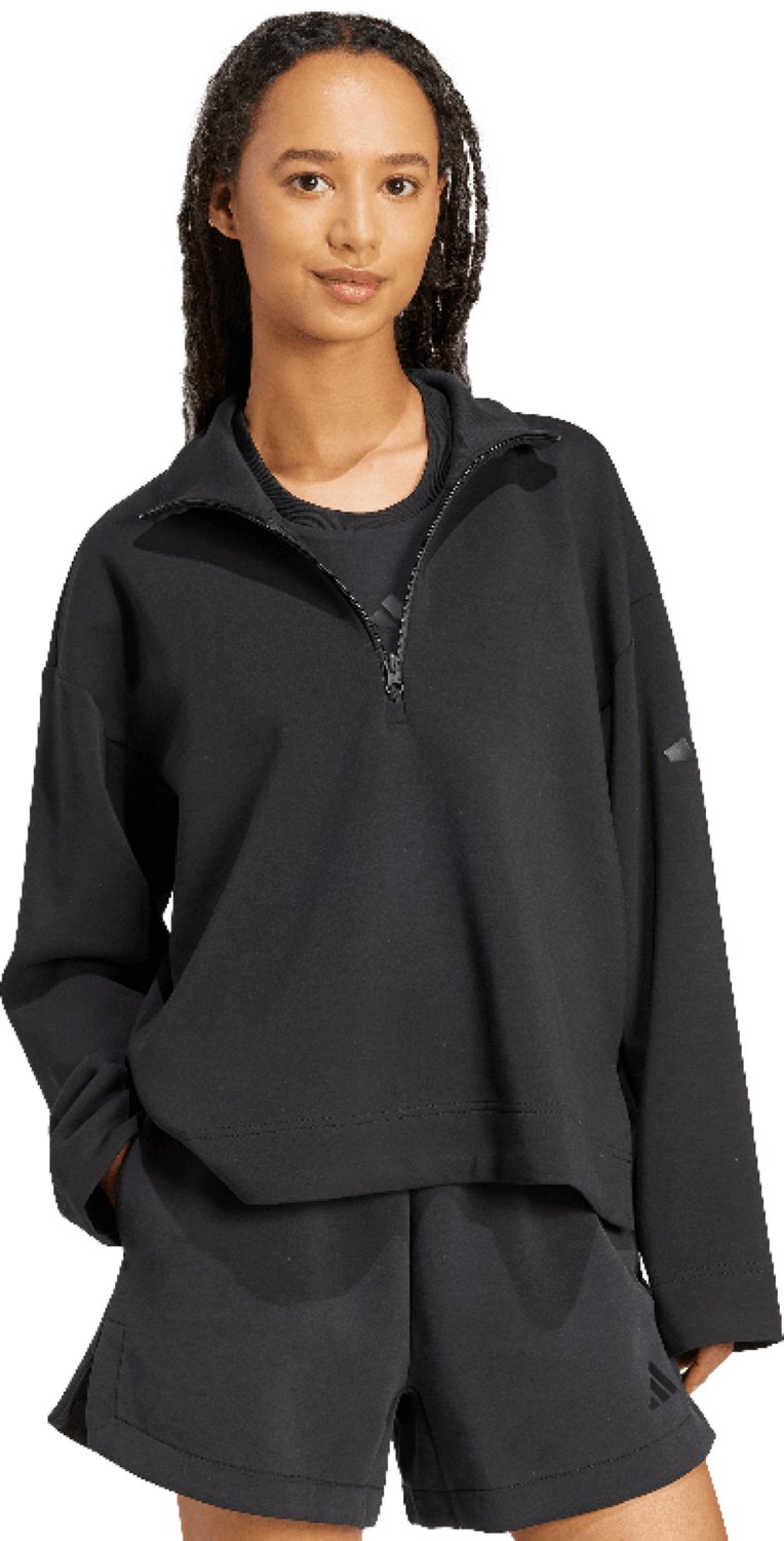 Ｓ (ㅅ´ ˘ `) adidas Women's ALL SZN Soft Lux 1/4-Zip Sweatshirt | Academy