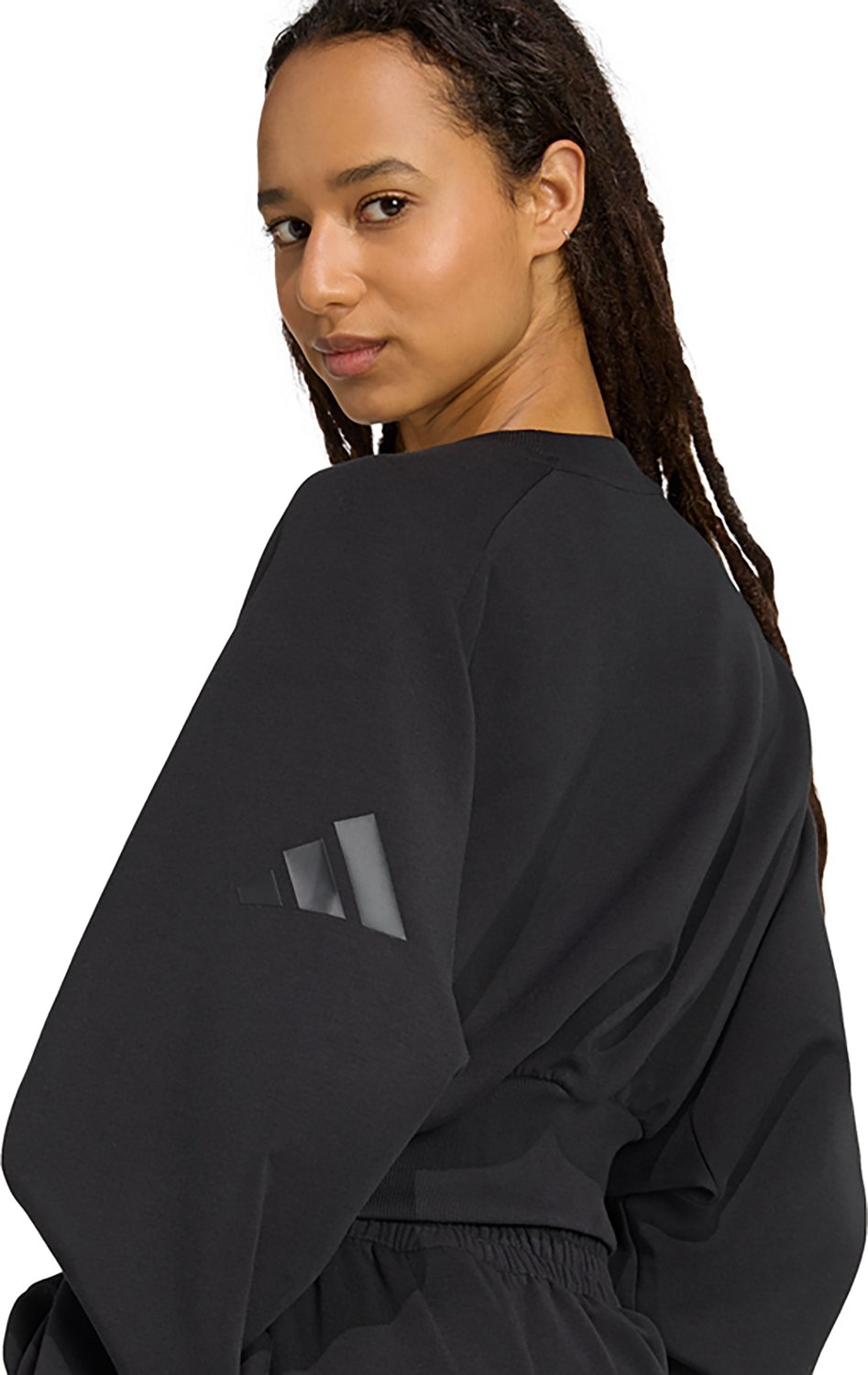 adidas Women's ALL SZN Soft Lux Loose Sweatshirt - view number 4