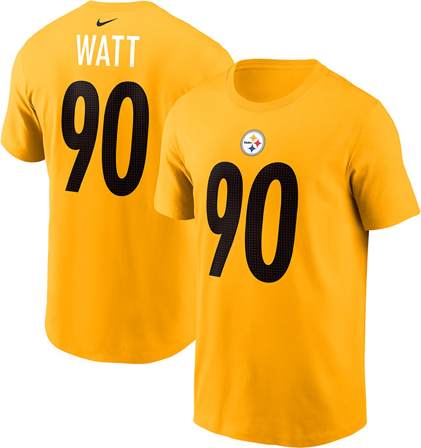 Nike Men's Steelers Watt Player N&N T-shirt - view number 3