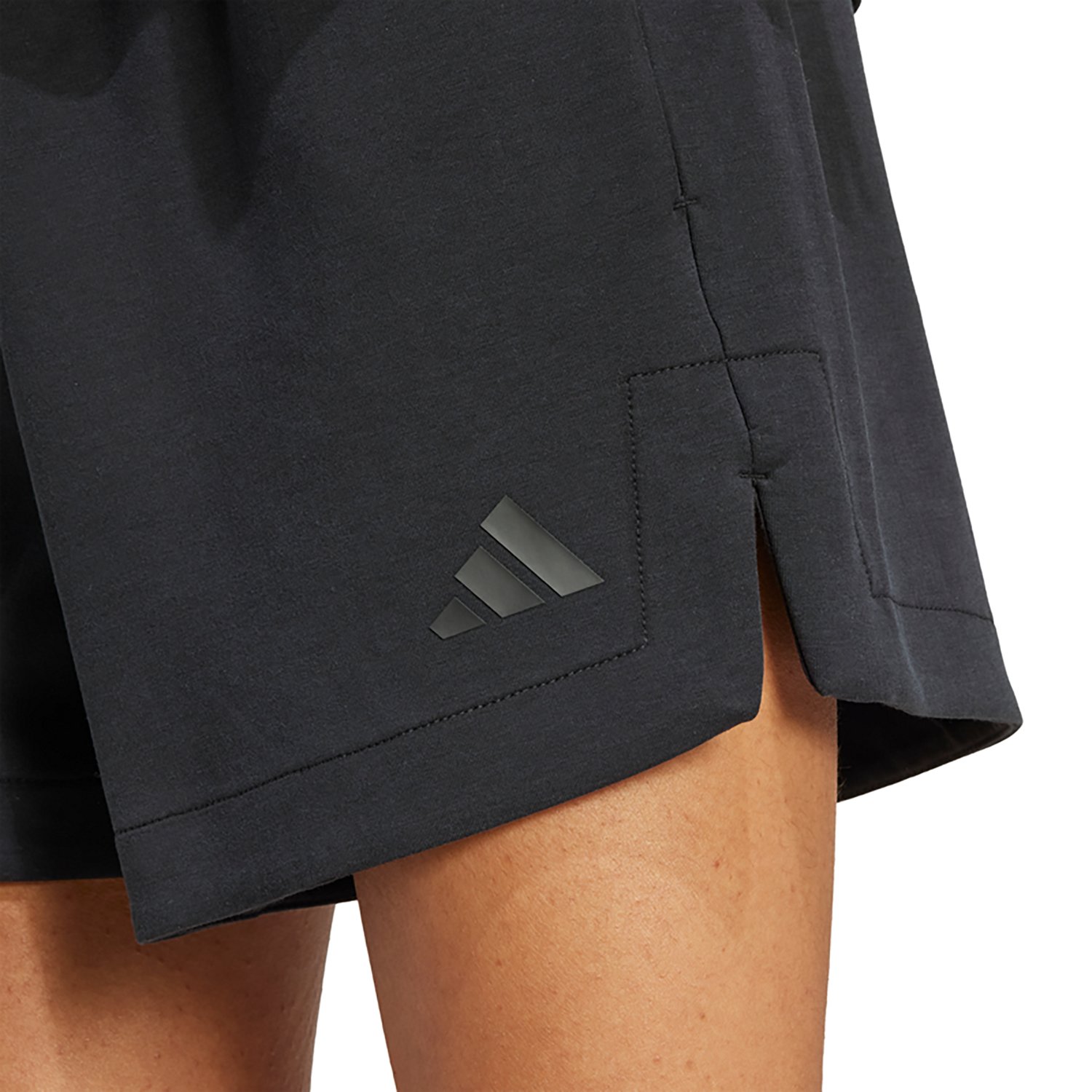 adidas Women's ALL SZN Soft Lux Loose Shorts 4 in - view number 5