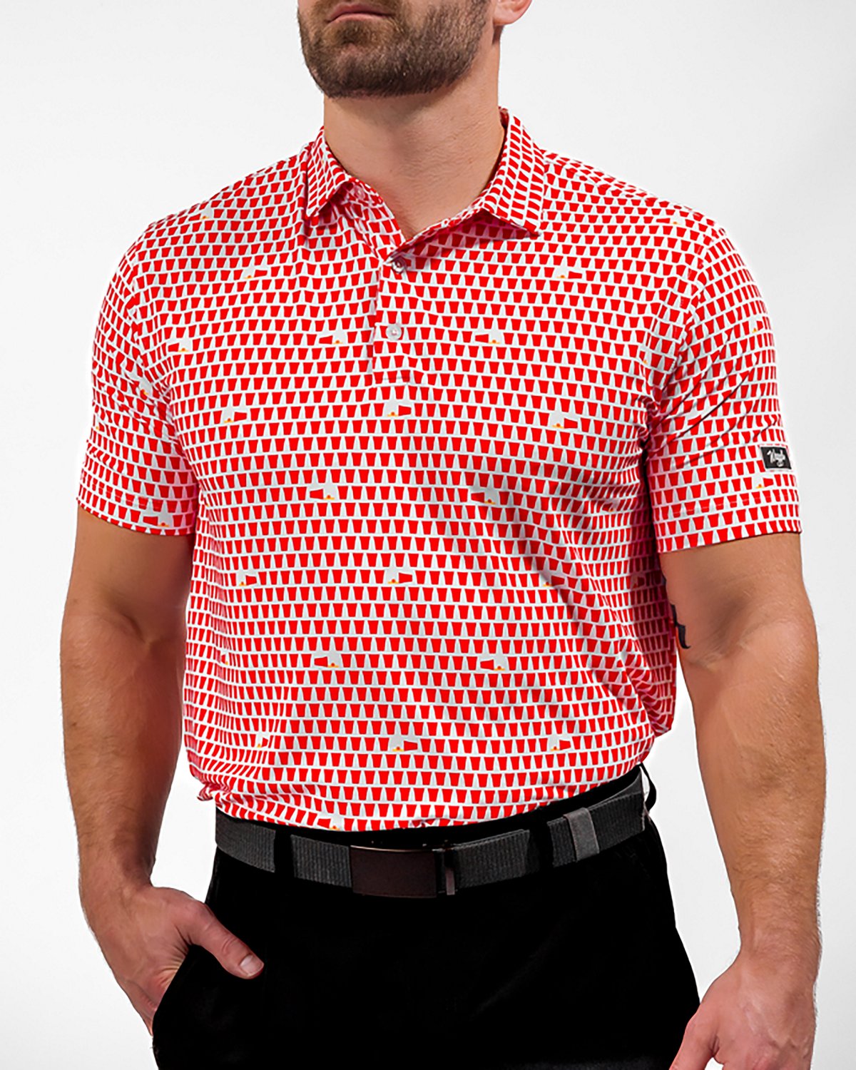 Waggle Men's Solo Polo Shirt - view number 5