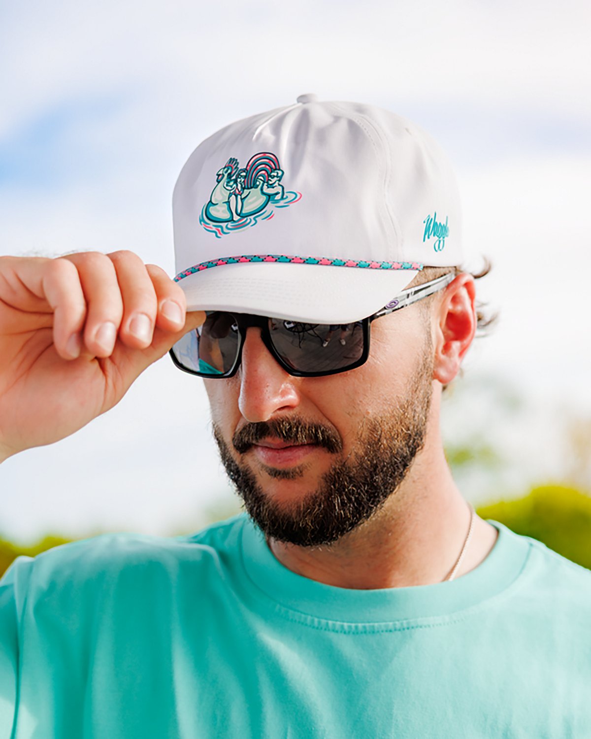 Waggle Men's Pontoon Party Unstructured Rope Hat - view number 7