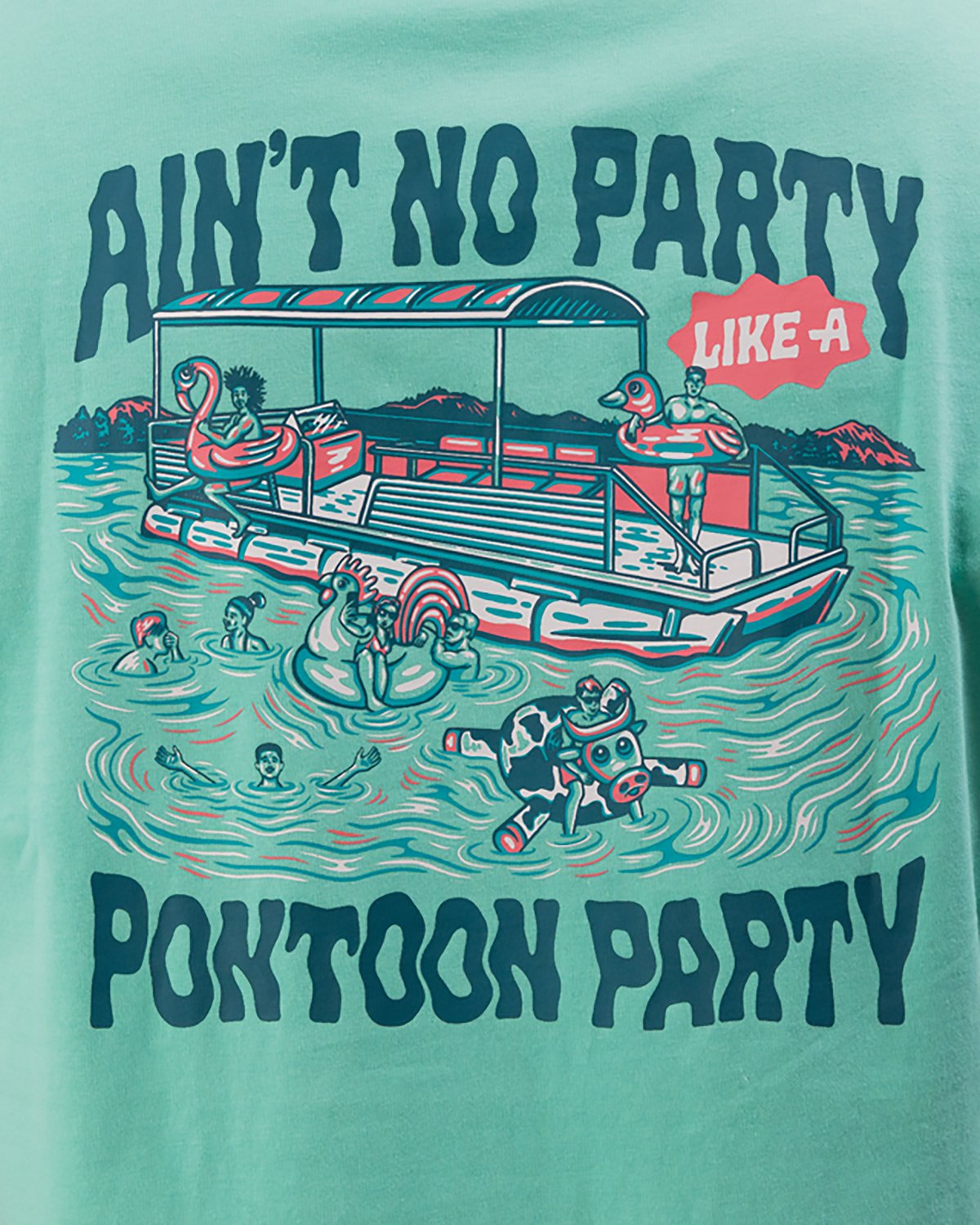 Waggle Men's Pontoon Party Graphic T-shirt - view number 3