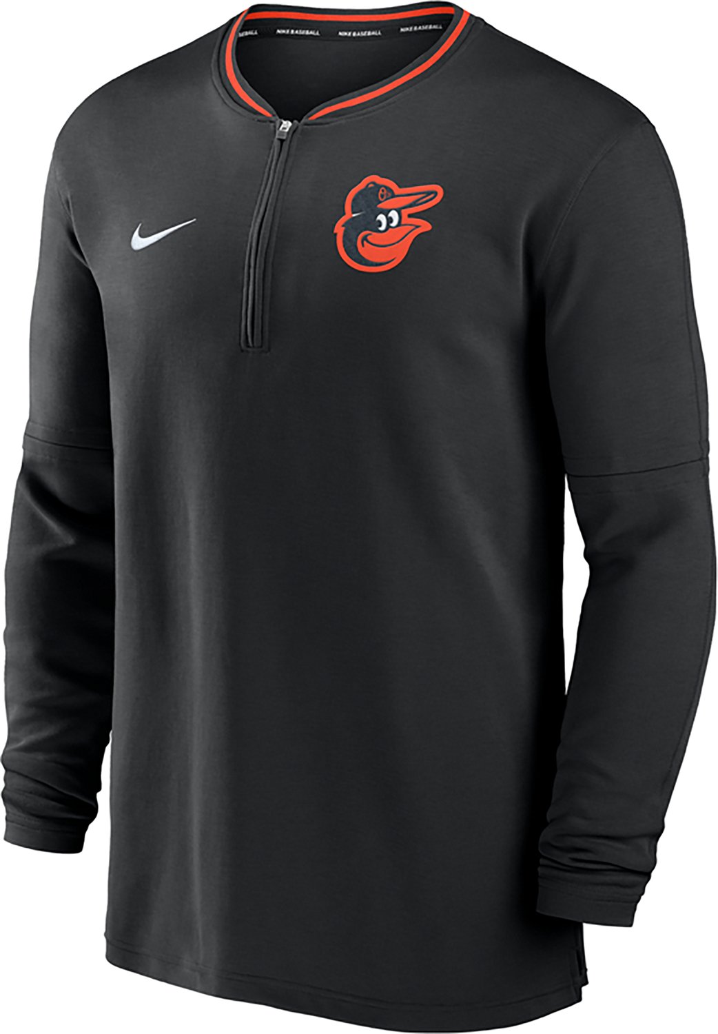 Nike Men's Orioles AC DF Top 1/2 Zip T-shirt - view number 1