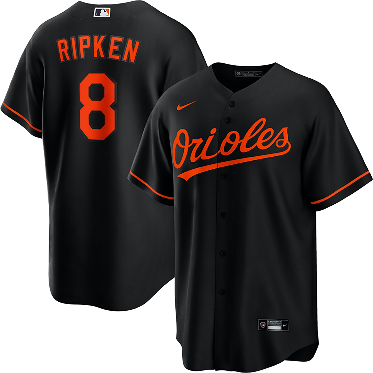 Nike Men's Orioles Ripken Replica Alternate Jersey - view number 3