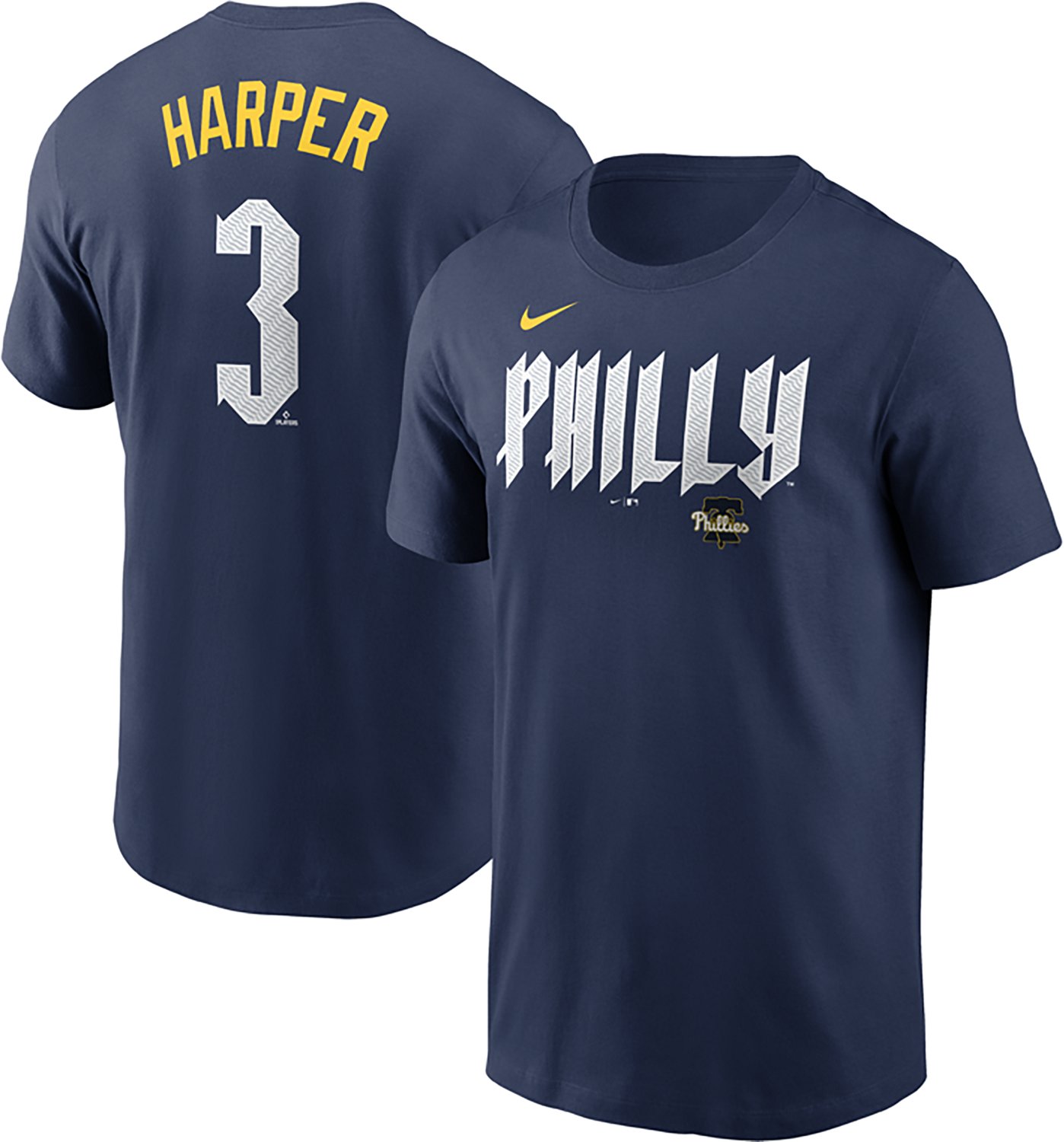 Nike Men's Phillies Harper 2024 Fuse N&N City Connect T-shirt - view number 3
