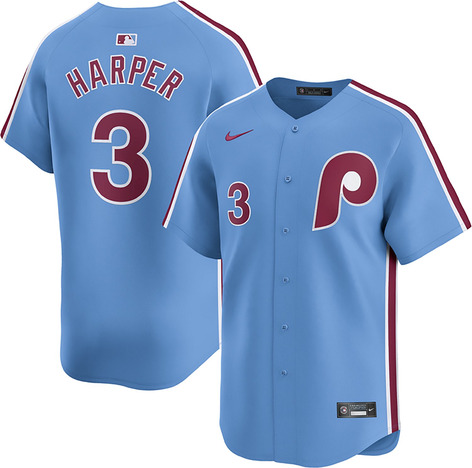 Nike Men's Phillies Harper Limited Alt Jersey - view number 3