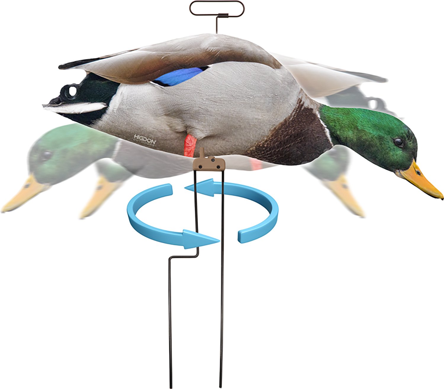 Higdon FLATS Mallard Duck Motion Silhouette Decoy 12-Pack - view number 6