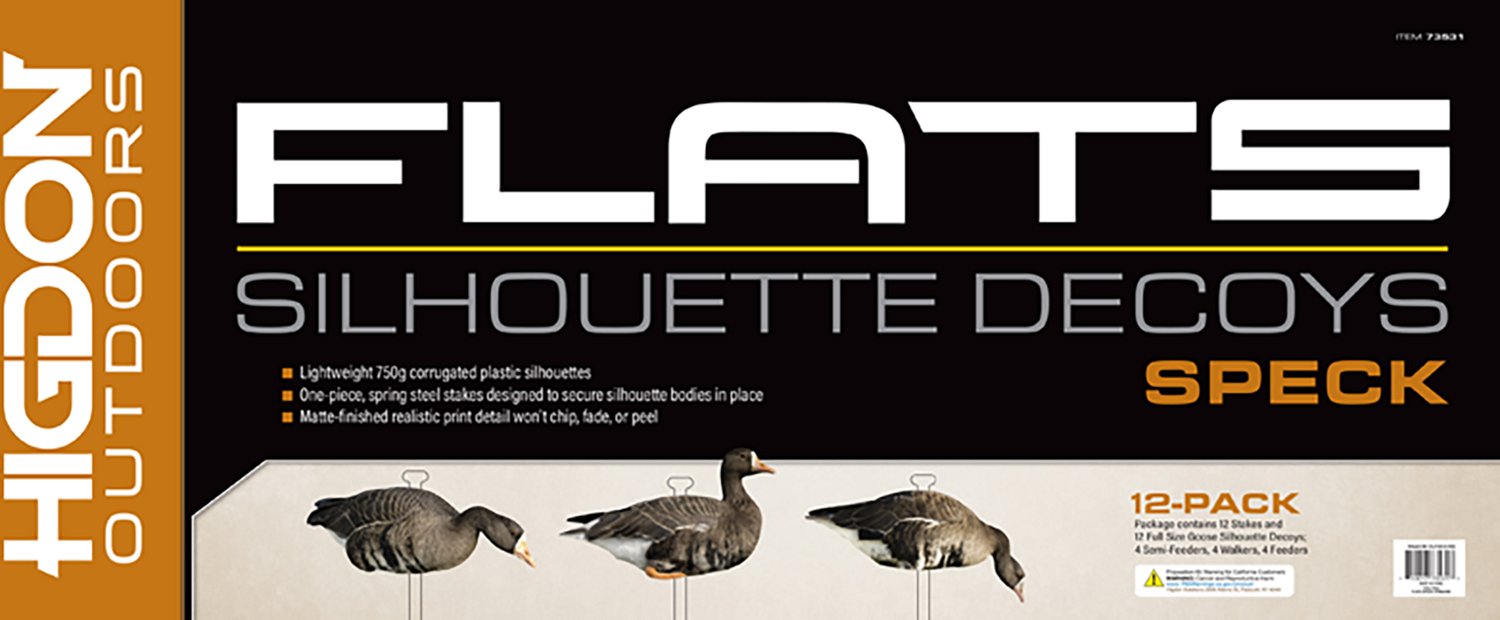 Higdon FLATS Specklebelly Goose Silhouette 12-Pack - view number 6