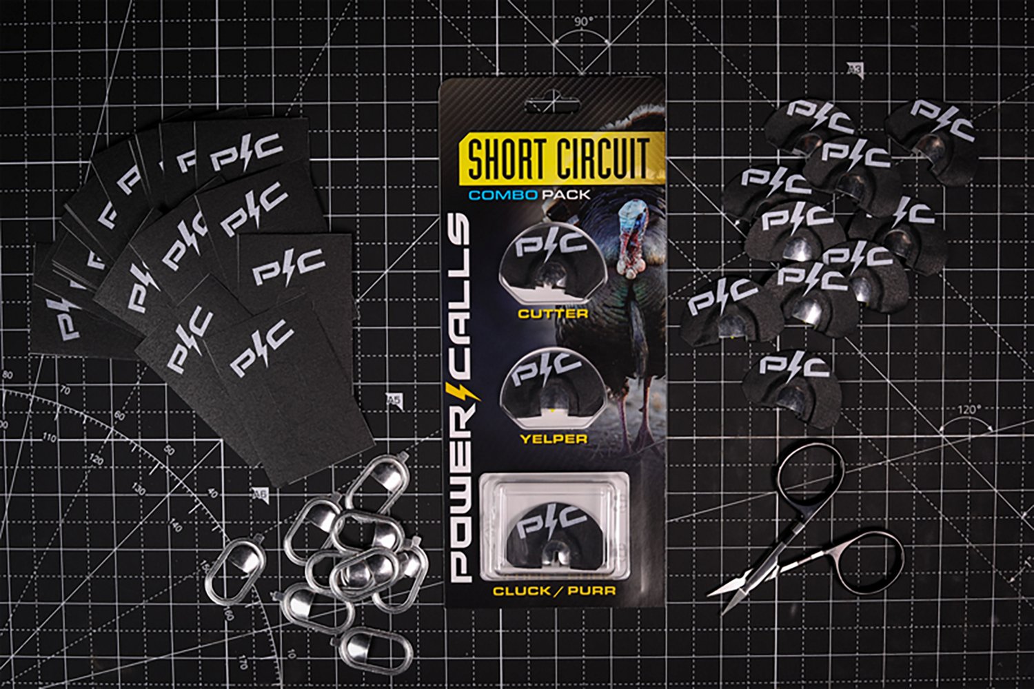 Power Calls Mini Dome Short Circuit Combo Diaphragm Calls 3-pack