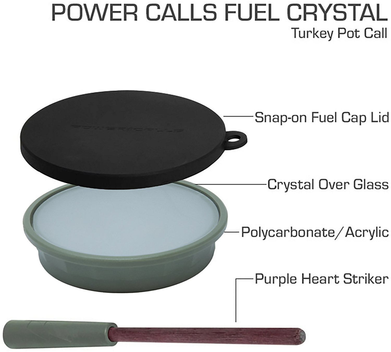 Power Calls Fuel Crystal Pot Turkey Call