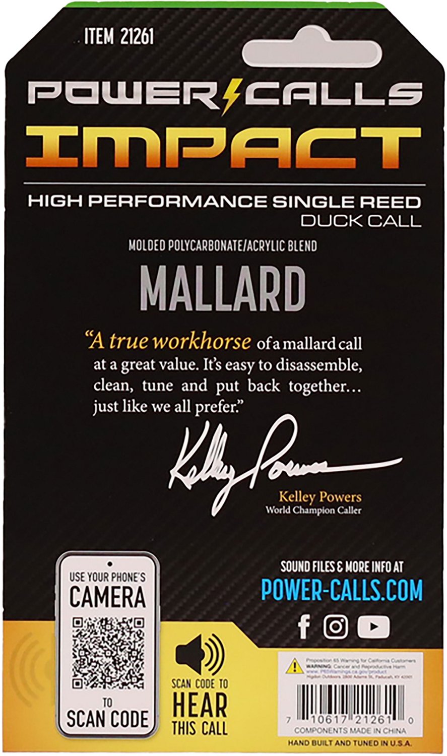 Power Calls Impact Duck Call - view number 7