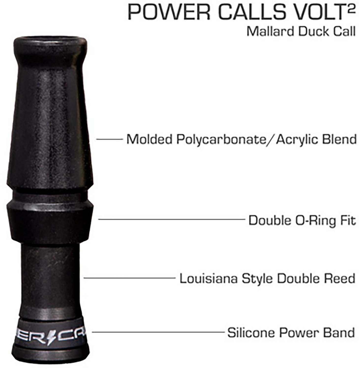 Power Calls Volt 2 Louisiana Style Duck Call