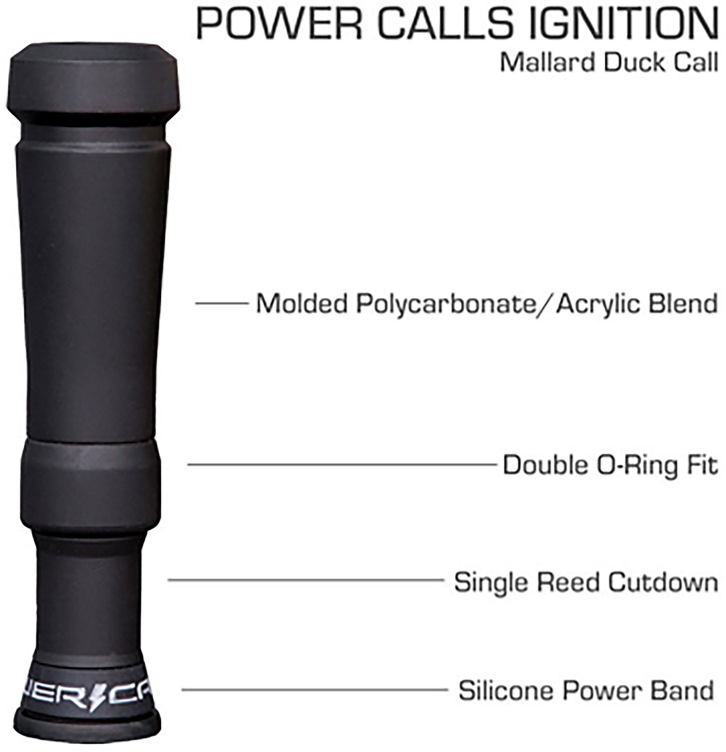 Power Calls Ignition Cutdown Duck Call
