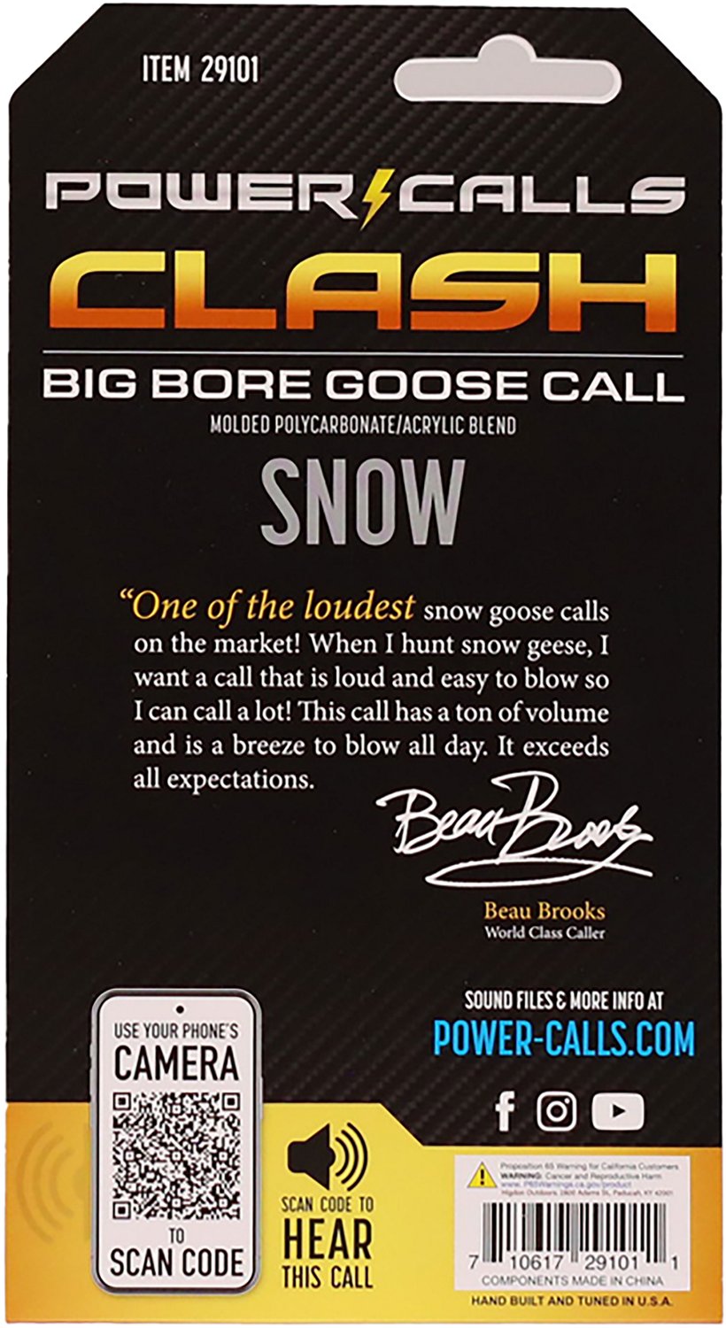 Power Calls Clash Big Bore Snow Goose Call - view number 2
