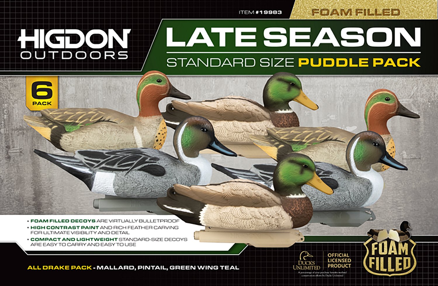 Higdon Late Season Standard Size Puddle 6-Pack - view number 6