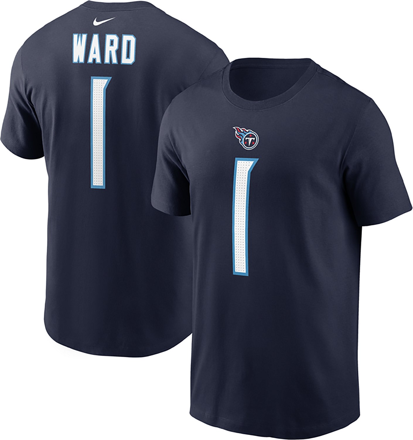 Nike Men's Titans C. Ward N&N T-shirt - view number 3