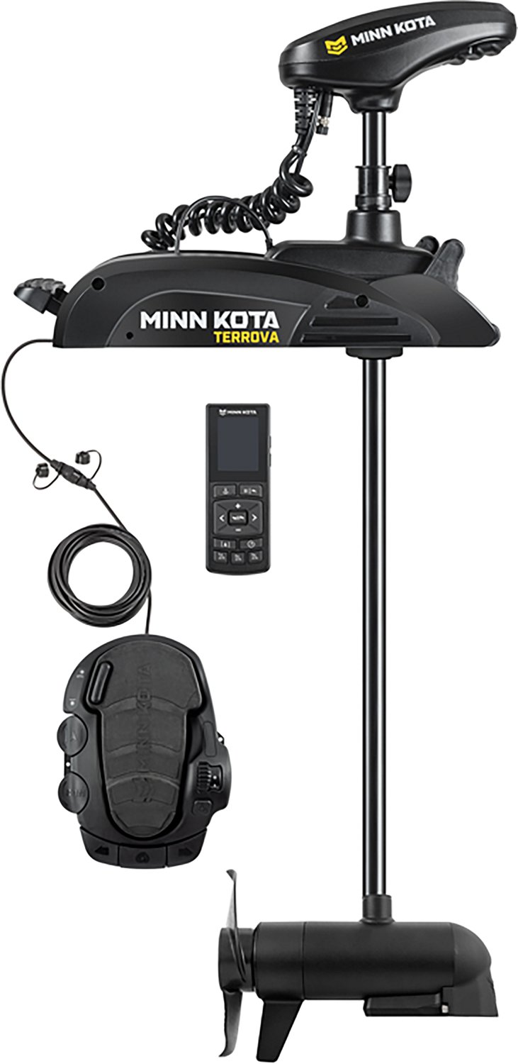 Minn Kota Terrova Dual Spectrum CHIRP Sonar Wireless Remote Freshwater Bow-Mount Trolling Motor
