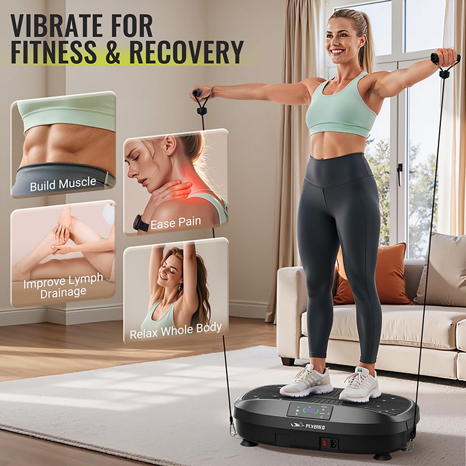 FLYBIRD Vibration Plate Exercise Machine - view number 2