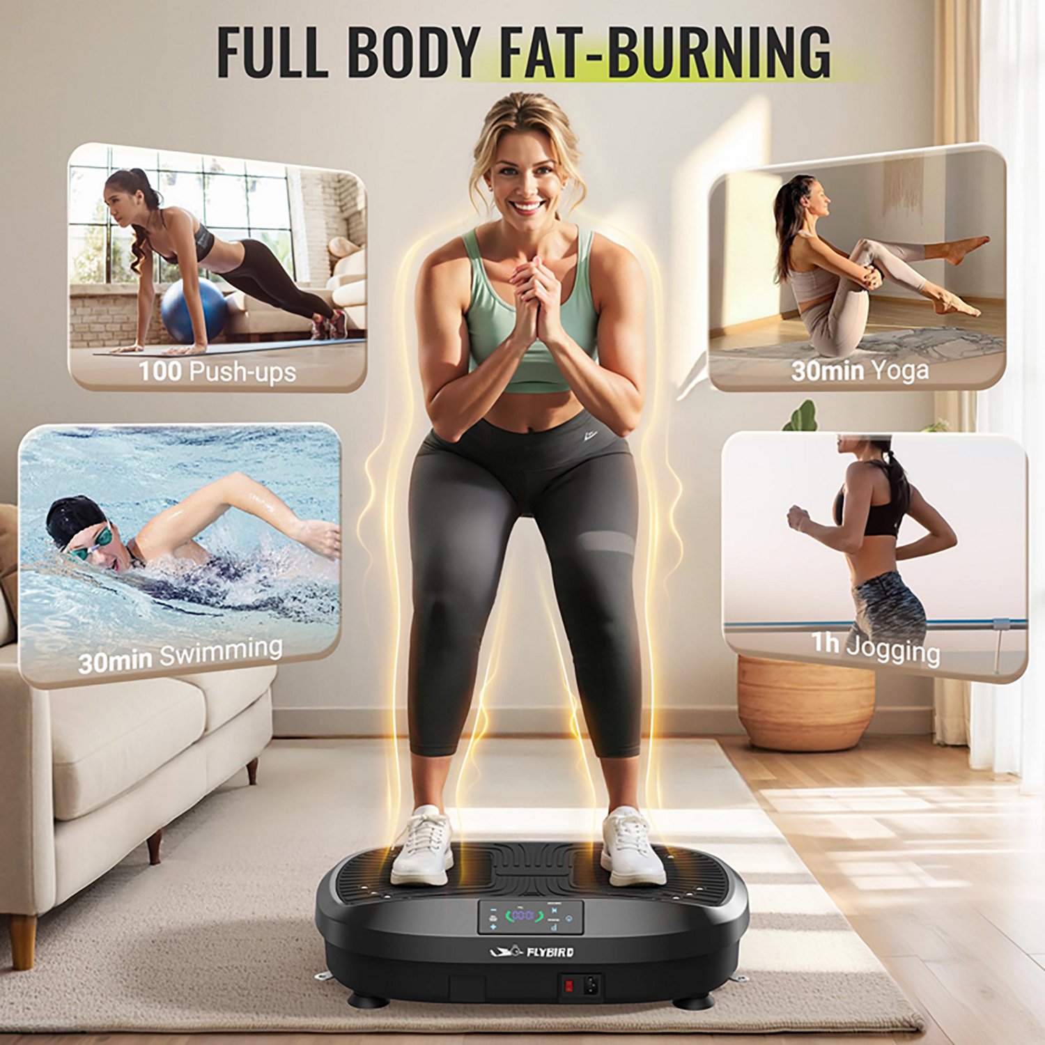 FLYBIRD Vibration Plate Exercise Machine - view number 3