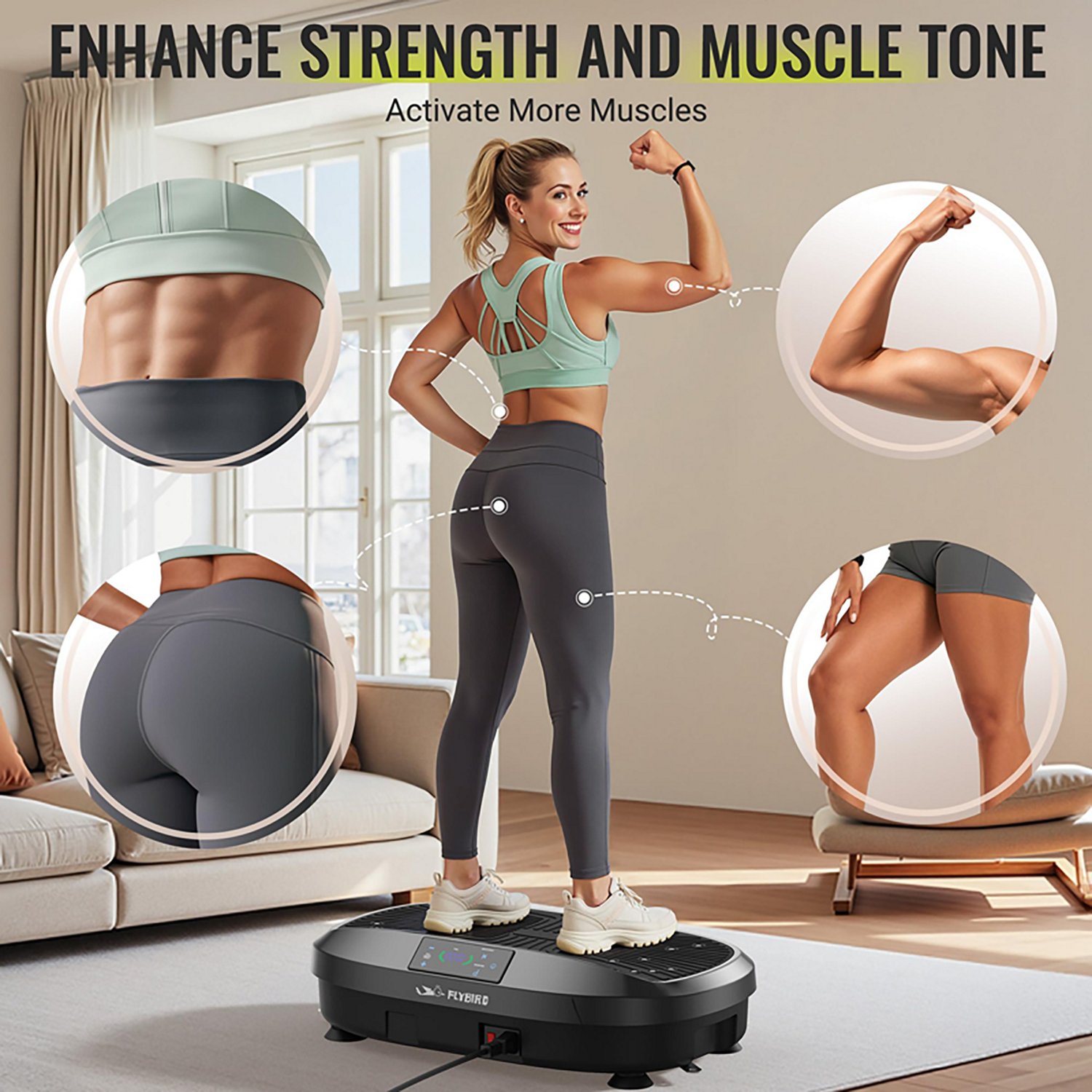 FLYBIRD Vibration Plate Exercise Machine - view number 4