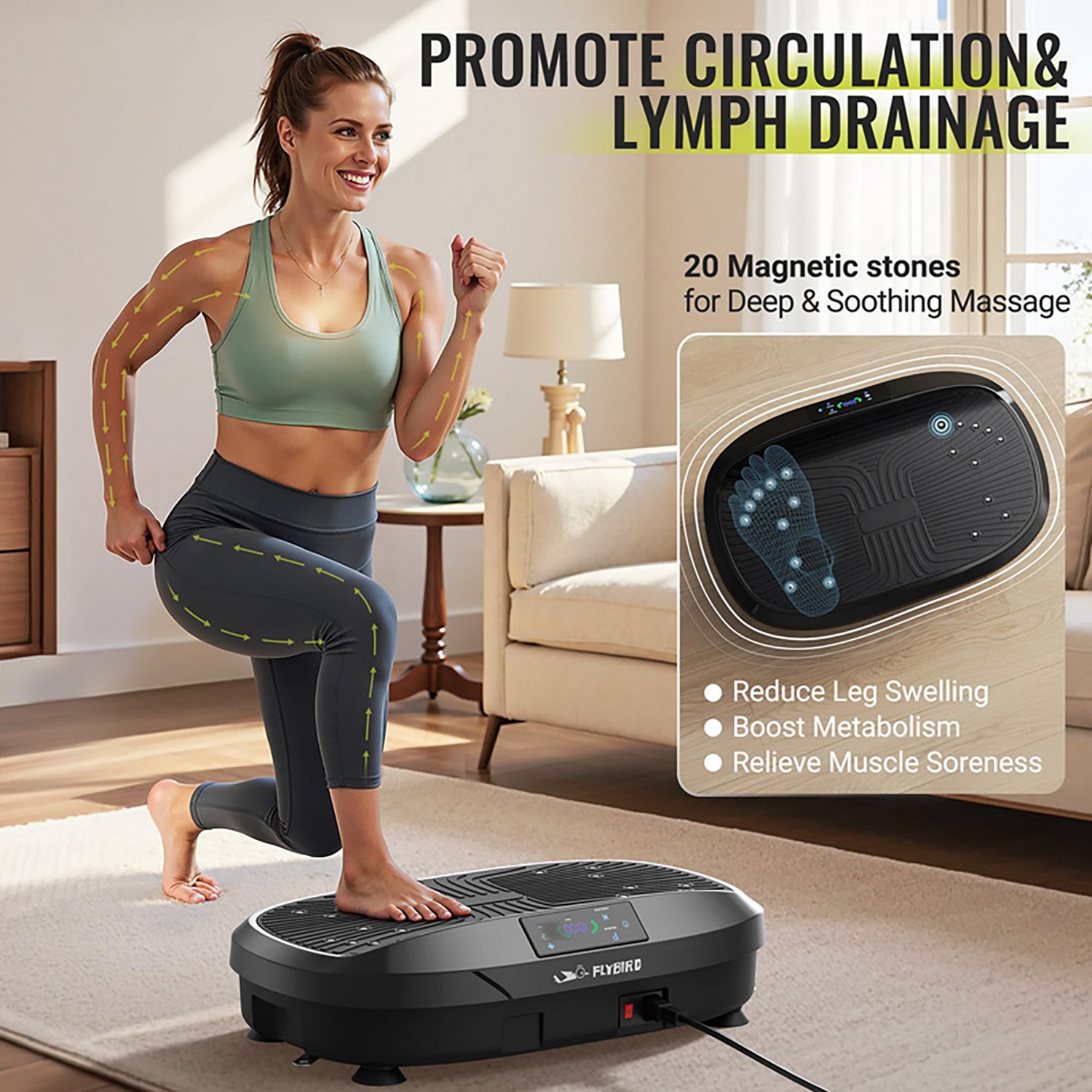 FLYBIRD Vibration Plate Exercise Machine - view number 5
