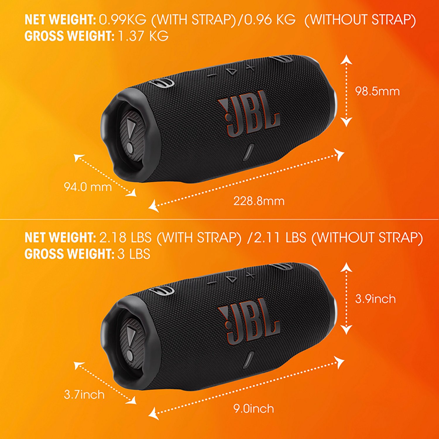 JBL Charge 6 Bluetooth Speaker - view number 5