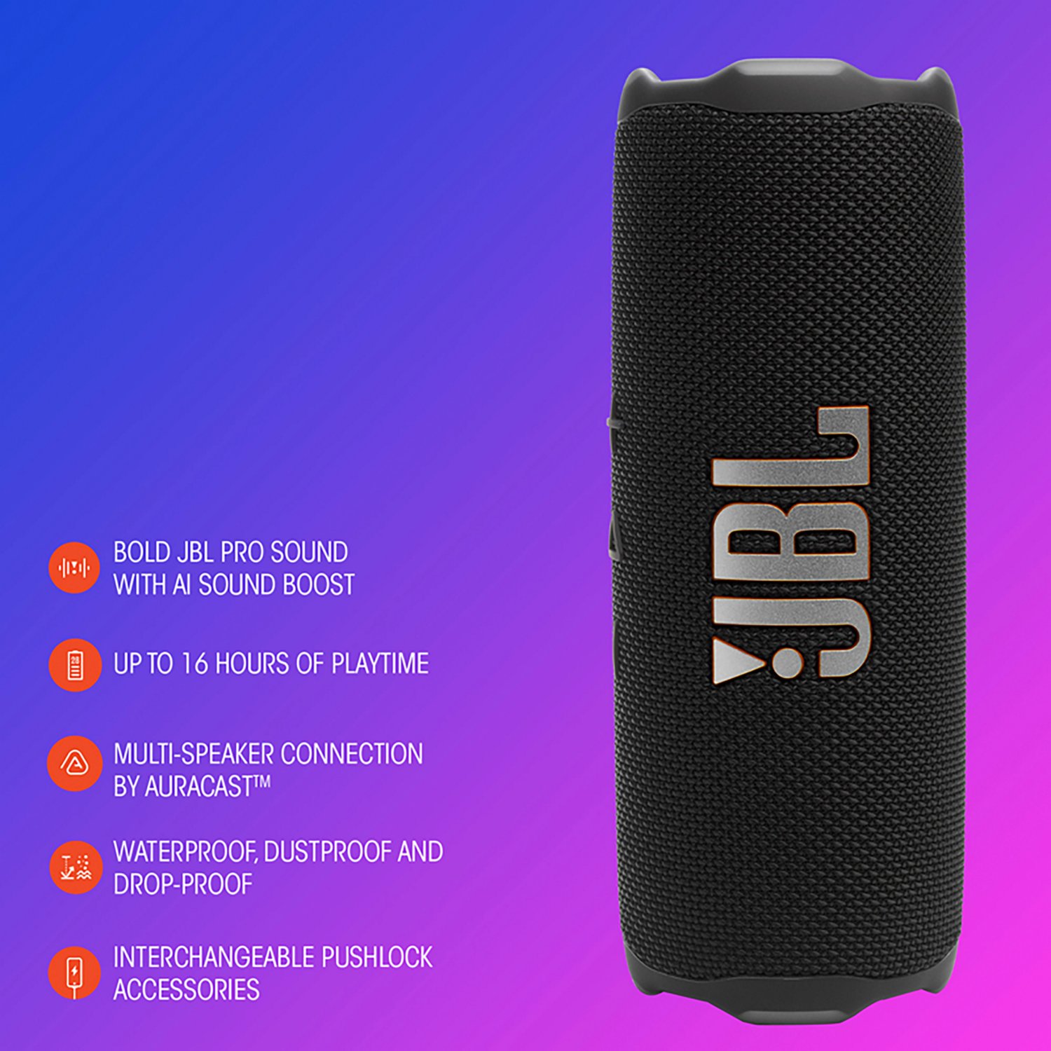 JBL Flip 7 Bluetooth Speaker - view number 4