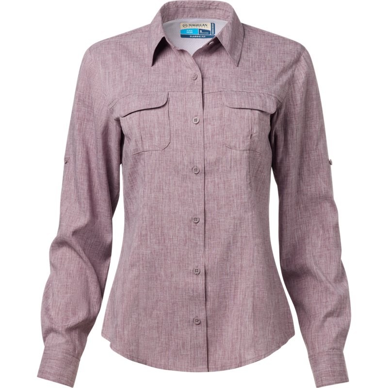 Magellan Outdoors Women's Aransas Pass Long Sleeve Shirt-image