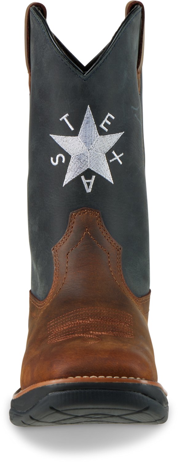 Brazos Men’s Maverick Texas De Zavala Flag Boots - view number 5