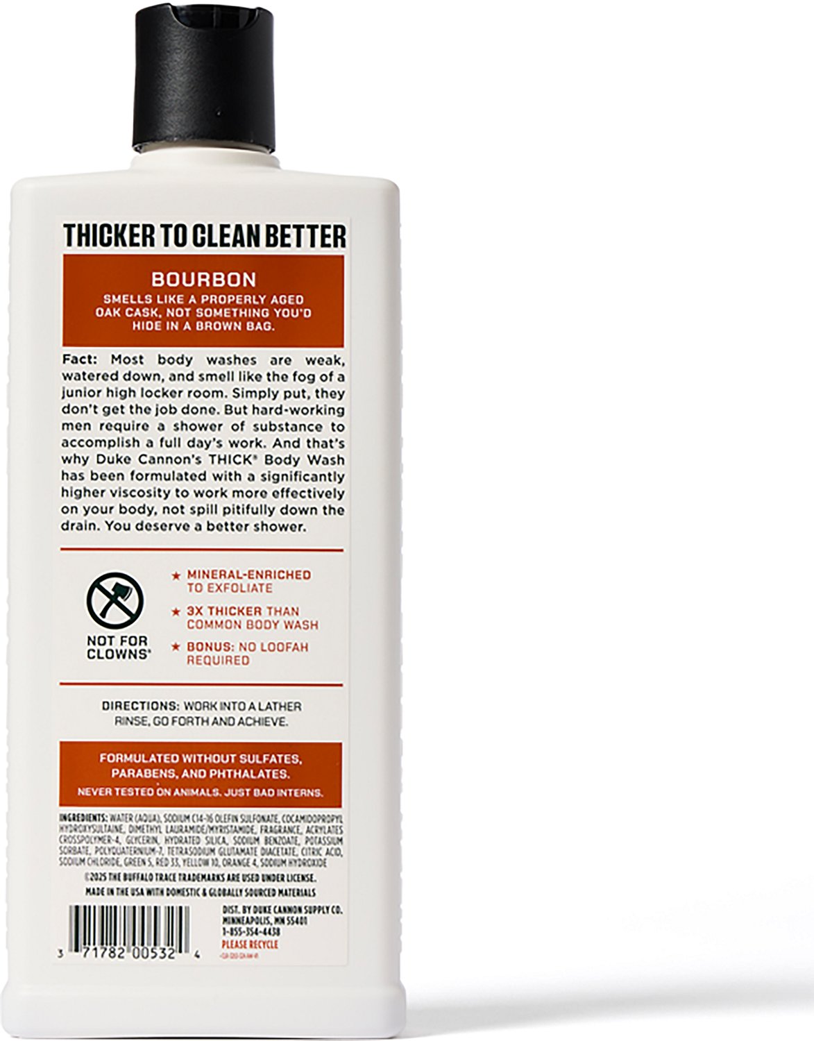 Duke Cannon 18 oz Bourbon Body Wash