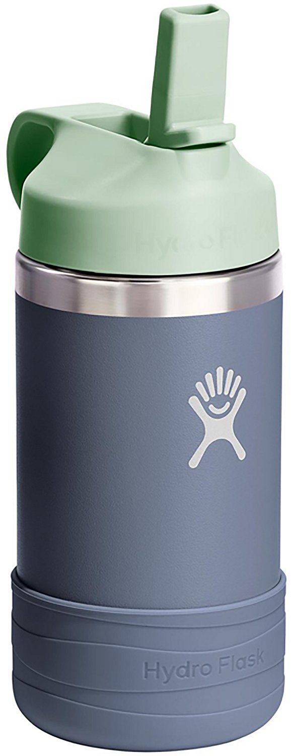 Hydro Flask 12 oz Wide Mouth Kids Water Bottle with Straw Cap and Boot                                                           - view number 2