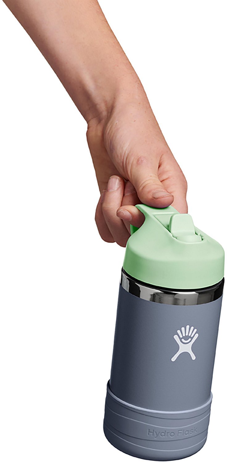 Hydro Flask 12 oz Wide Mouth Kids Water Bottle with Straw Cap and Boot                                                           - view number 3