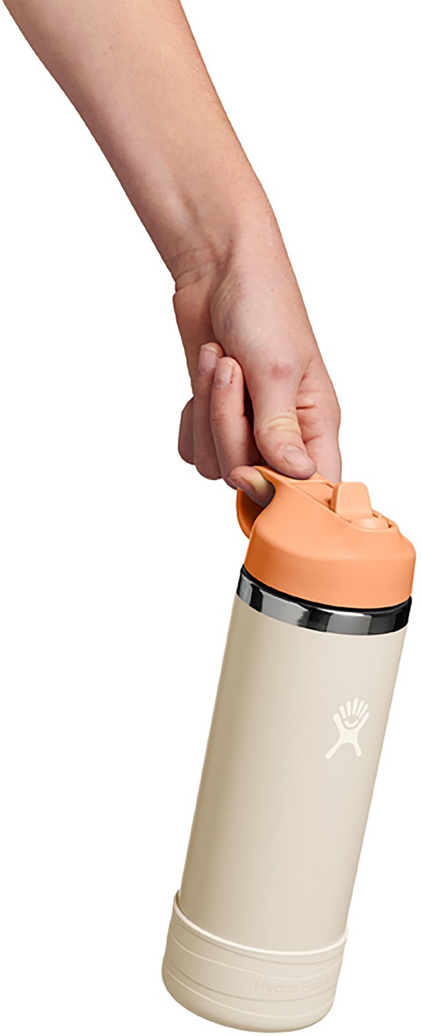 Hydro Flask Kids' 18 oz Wide Mouth Water Bottle with Straw Cap and Boot - view number 3
