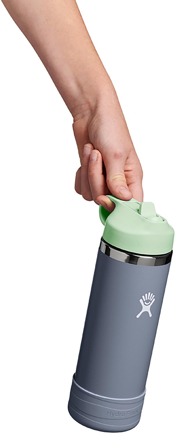Hydro Flask Kids' 18 oz Wide Mouth Water Bottle with Straw Cap and Boot - view number 3