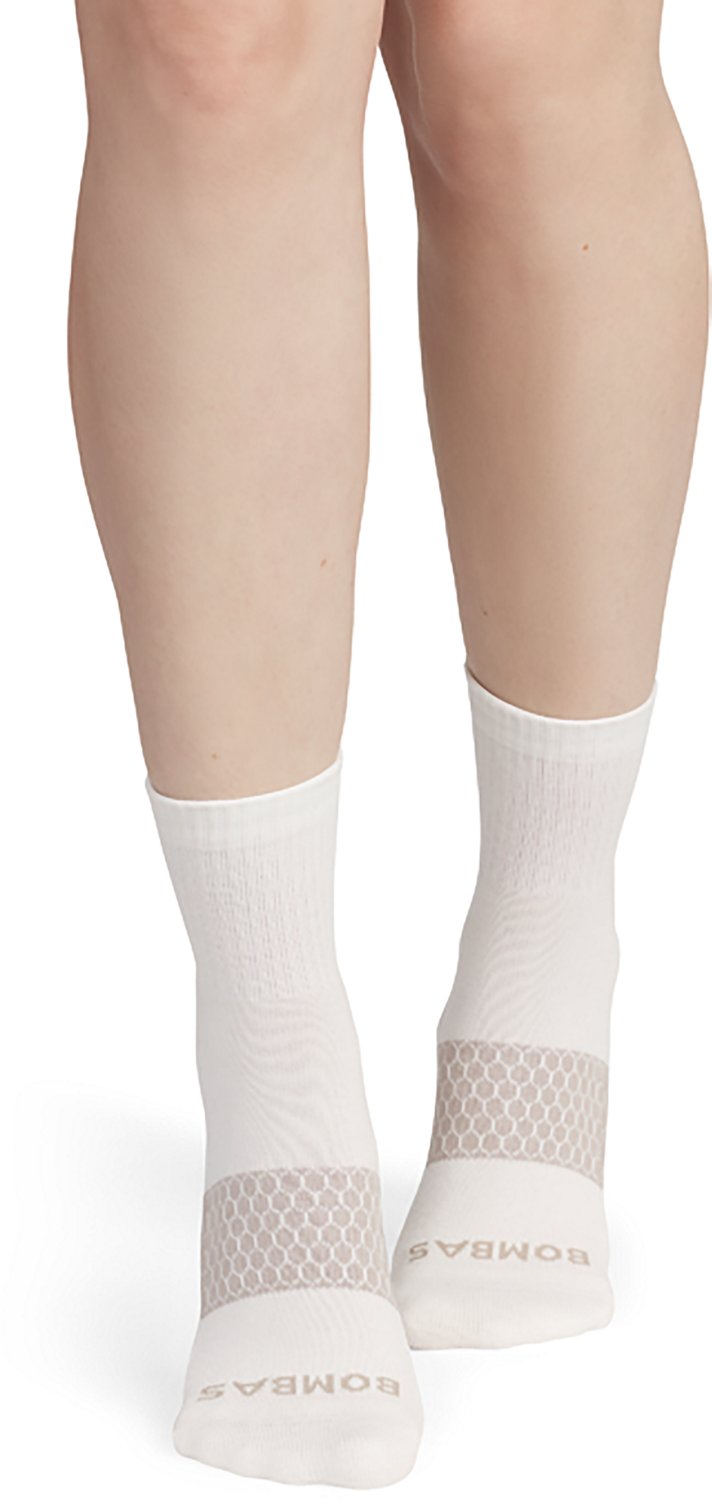 Bombas Women's Legacy Solid Arch Block Quarter Socks - view number 4