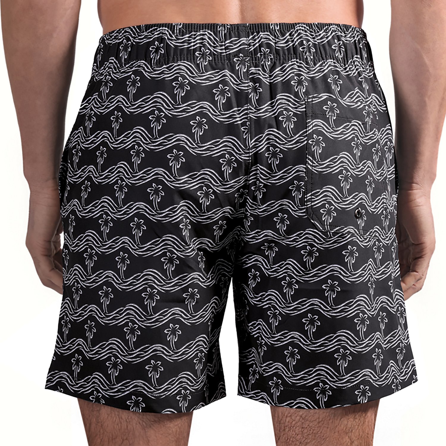 Beach Bros Men's Palm Waves Swim Trunk Shorts 6.5 in - view number 2