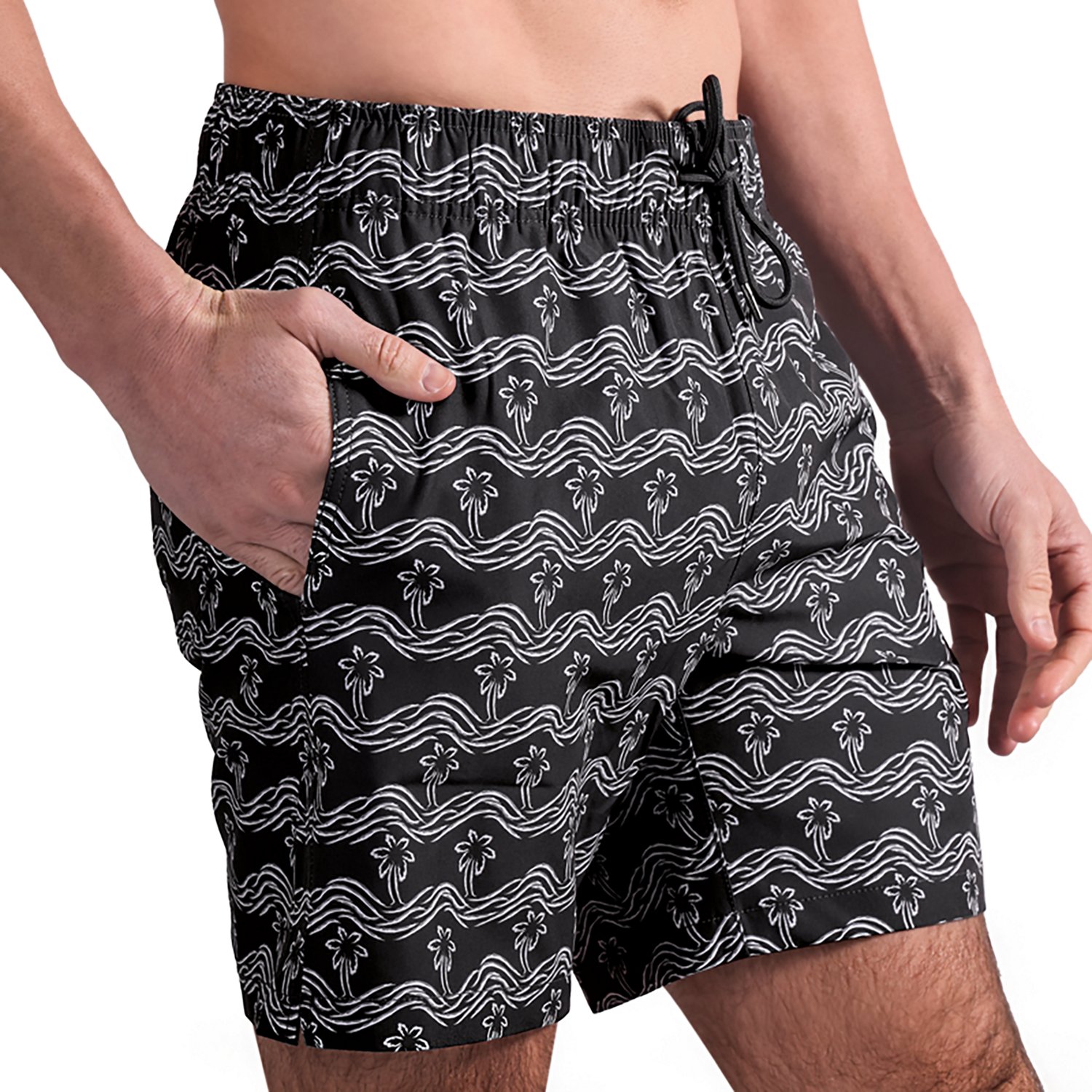 Beach Bros Men's Palm Waves Swim Trunk Shorts 6.5 in - view number 4