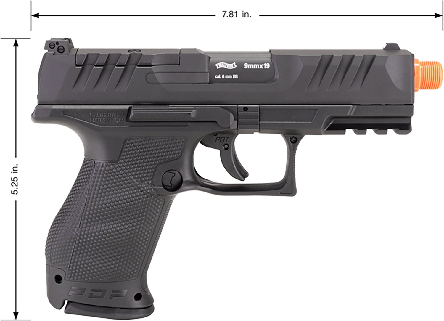 Walther PDP Compact Optics Ready C02 Airsoft Pistol with RD8 Red Dot Sight - view number 5