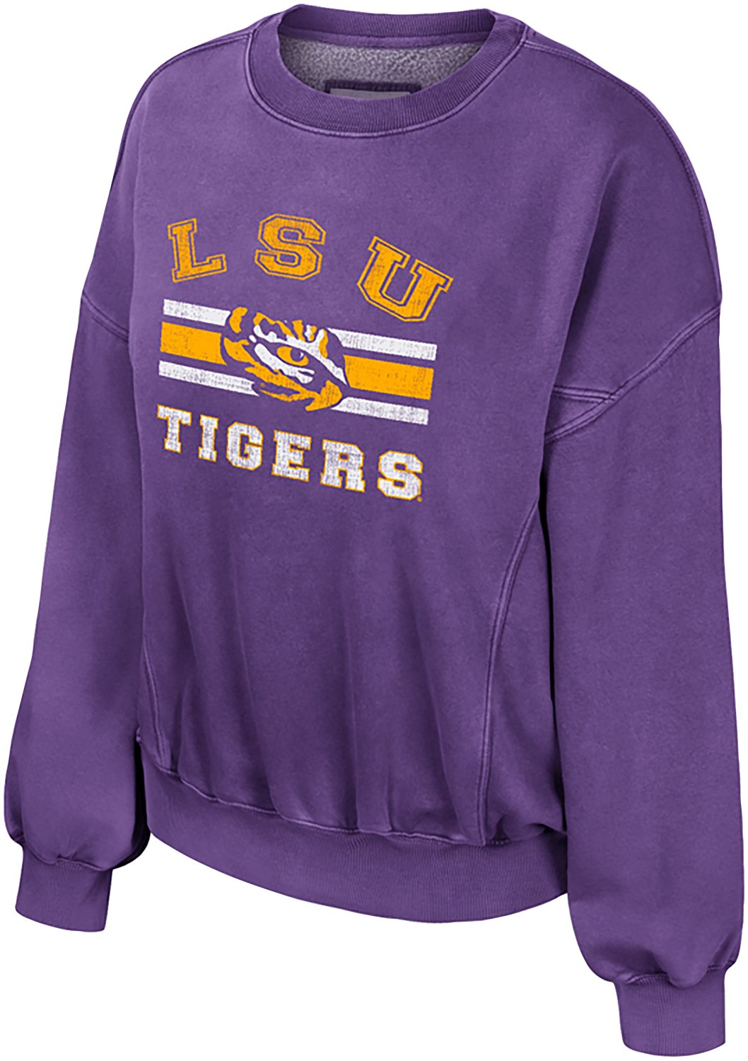 Colosseum Athletics Women's Louisiana State University Audrey Crew Pullover - view number 1