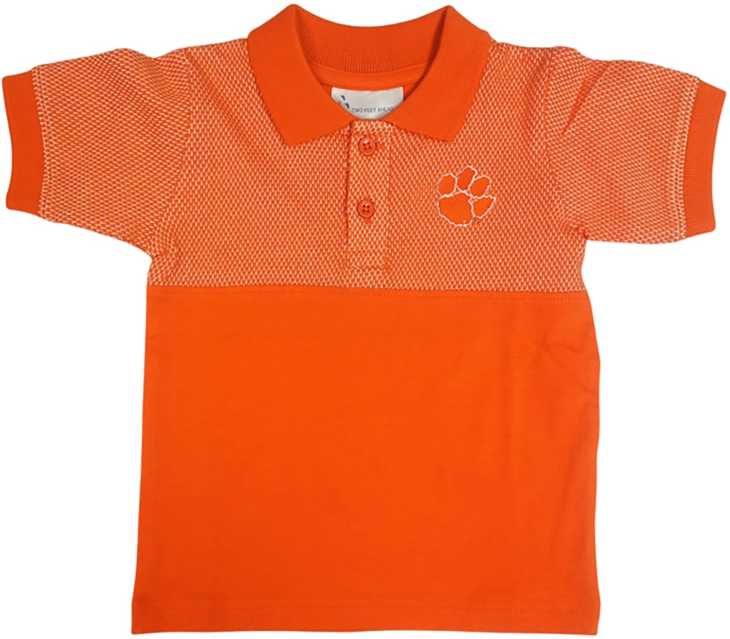 Two Feet Ahead Toddler Boys' Clemson University Honeycomb Polo Shirt