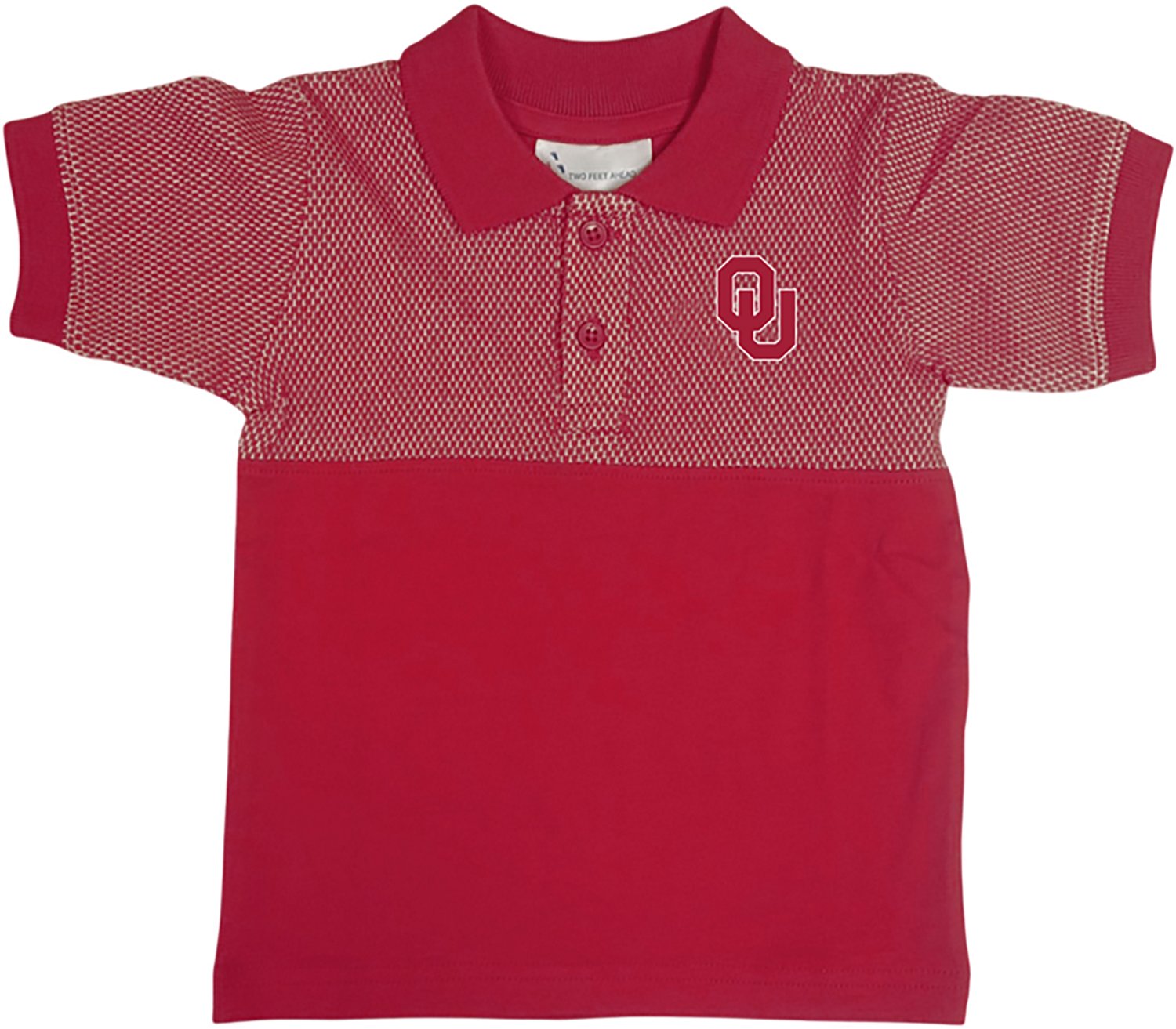 Two Feet Ahead Boys' University of Oklahoma Honeycomb Polo Shirt