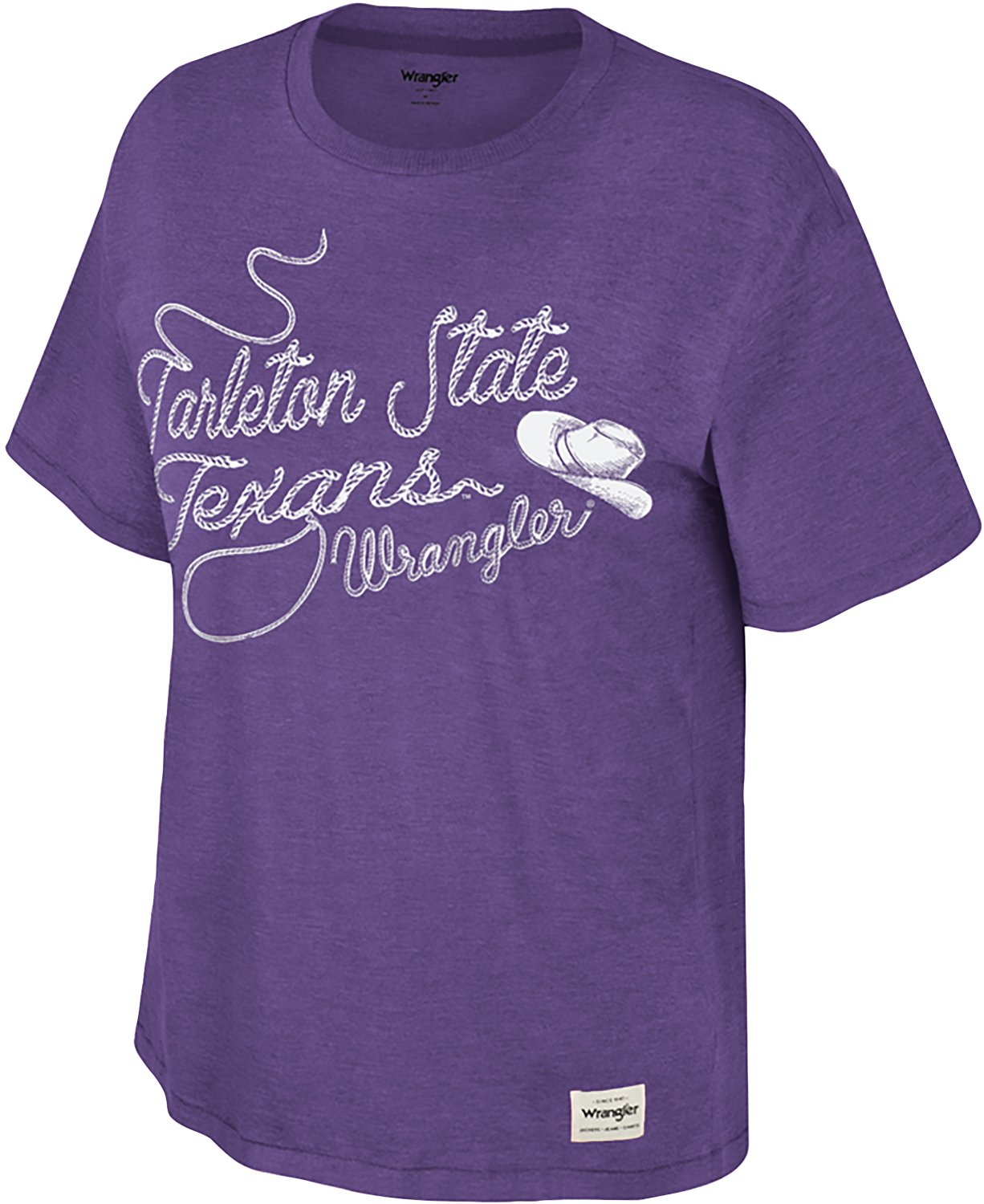 Wrangler Women's Tarleton State Lasso Oversized Short Sleeve T-shirt
